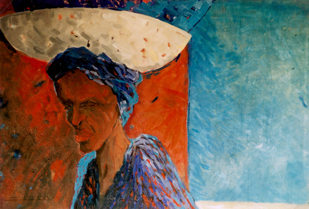 La femme rouge du marché