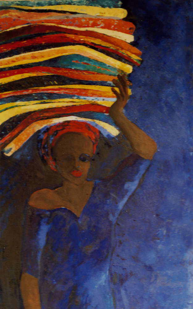 Le bleu du marché