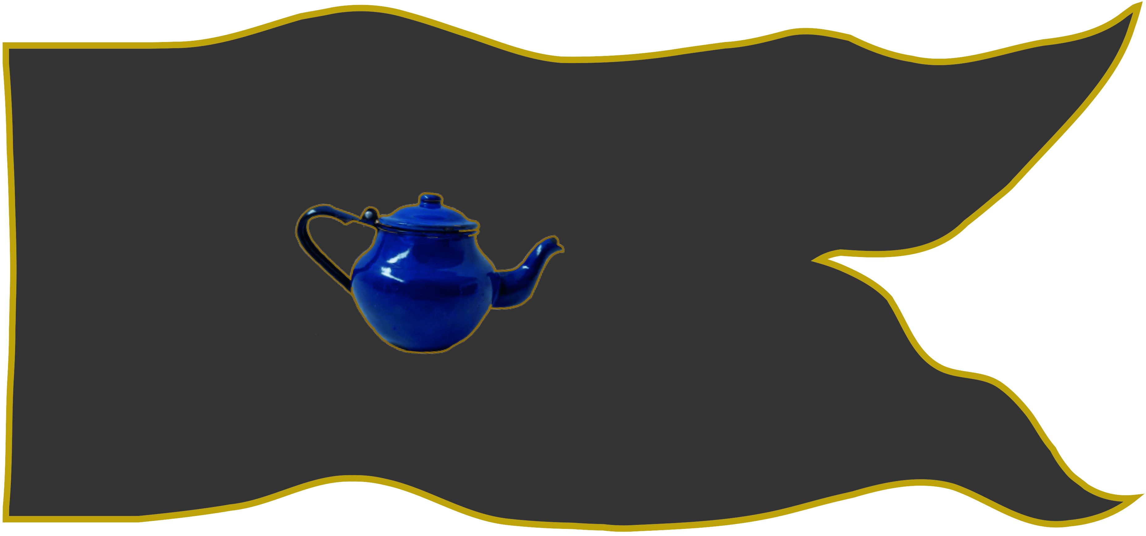 Mali Bleu teapot flag